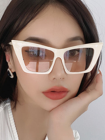 Geometric Sun-protection Sunglasses Accessories