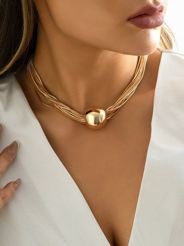 Original Stylish Statement Geometric Necklace