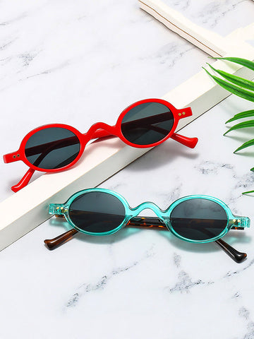 Geometric Sun Protection Sunglasses Accessories