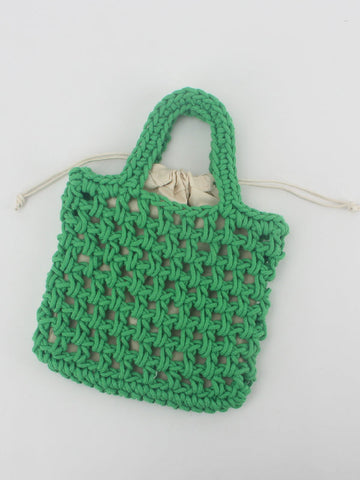 Hollow Solid Color Mini Knitting Woven Bags Handbags