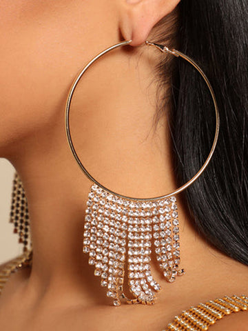 Geometric Tasseled Earrings Accessories