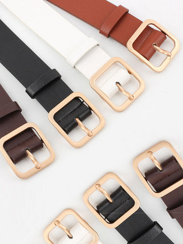 Urban PU Geometric Belt