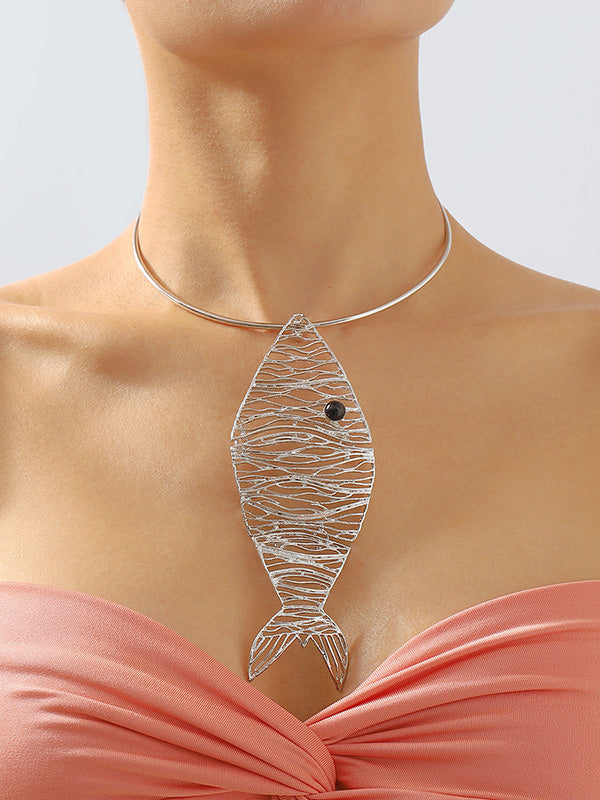 Animal Shape Hollow Necklaces Accessories