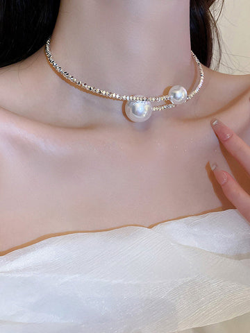 Imitation Pearl Stylish Selection Necklaces Accessories