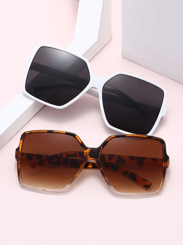 Geometric Sun Protection Sunglasses Accessories