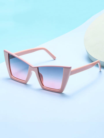 Geometric Sun-Protection Sunglasses Accessories